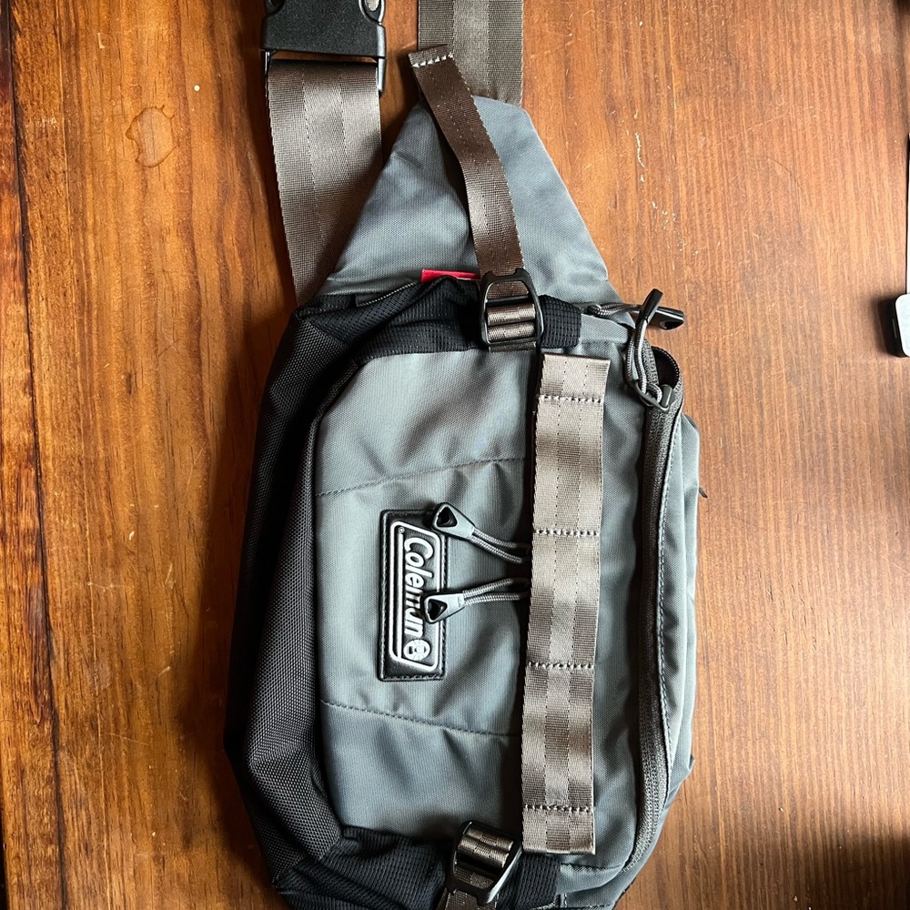 Gray Crossbody Bag for Men